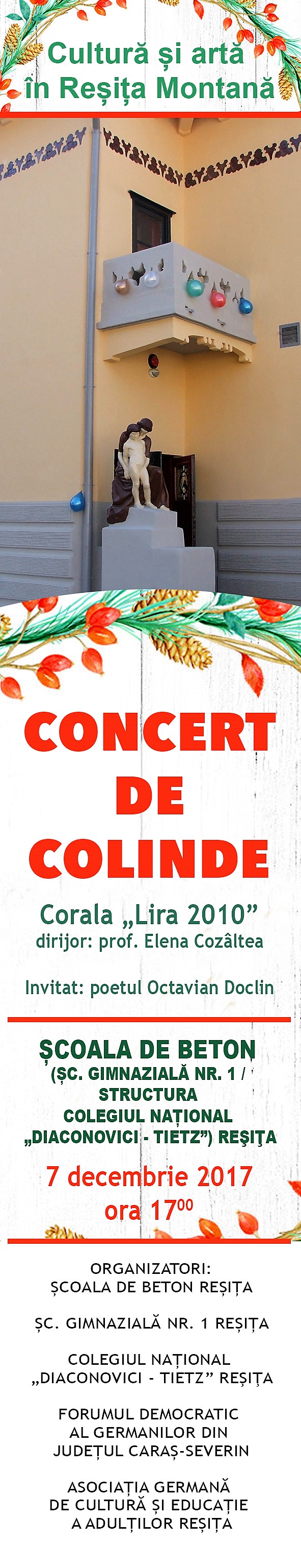 PROGRAMM DEZEMBER 2017 - SCOALA DE BETON - FLYER