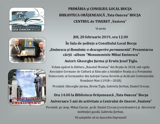 album eminescu bocsa