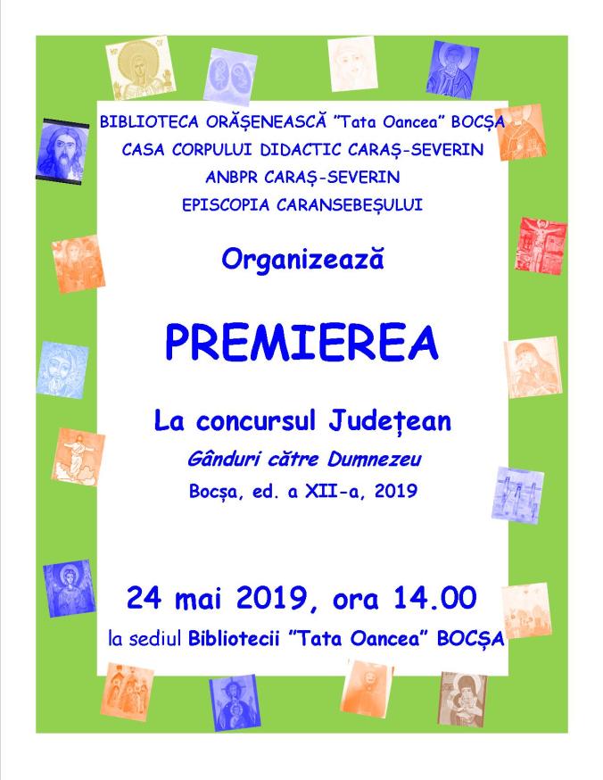 afis Ganduri premiere 2019